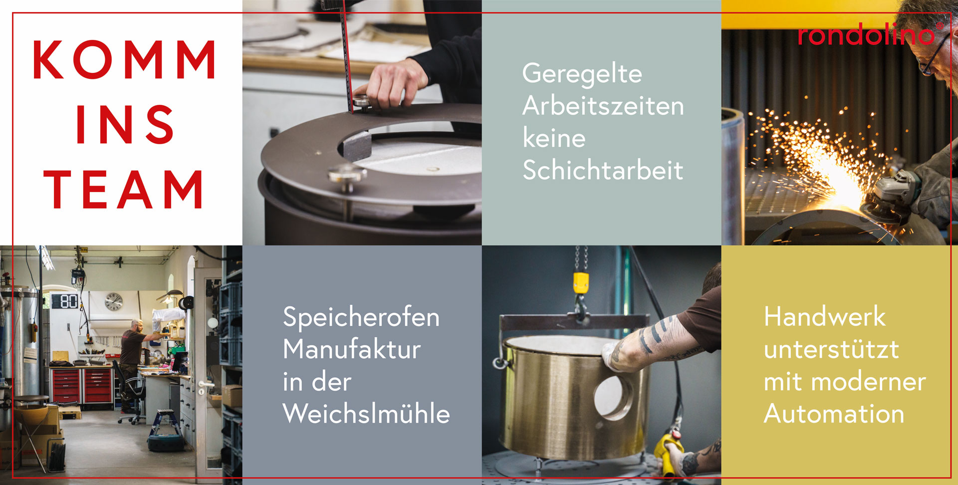 Jobs · Komm ins rondolino Team!